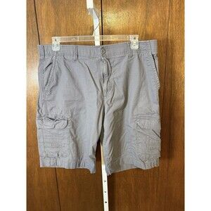 Urban Pipeline Cargo Mens Size 40 Gray Khaki Ultra Flex Hiking Outdoor Shorts